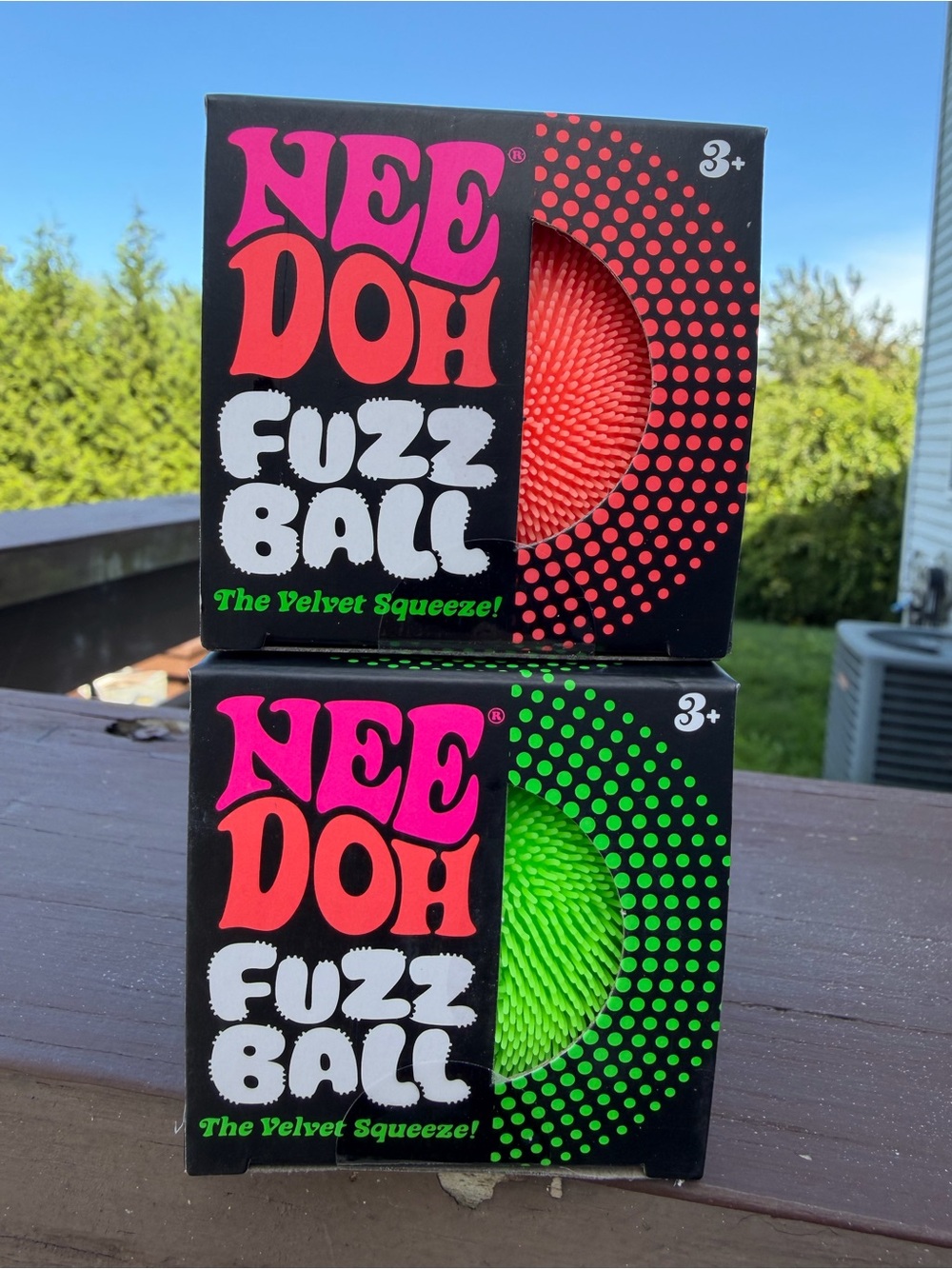 NeeDoh Fuzz Ball- set of 2